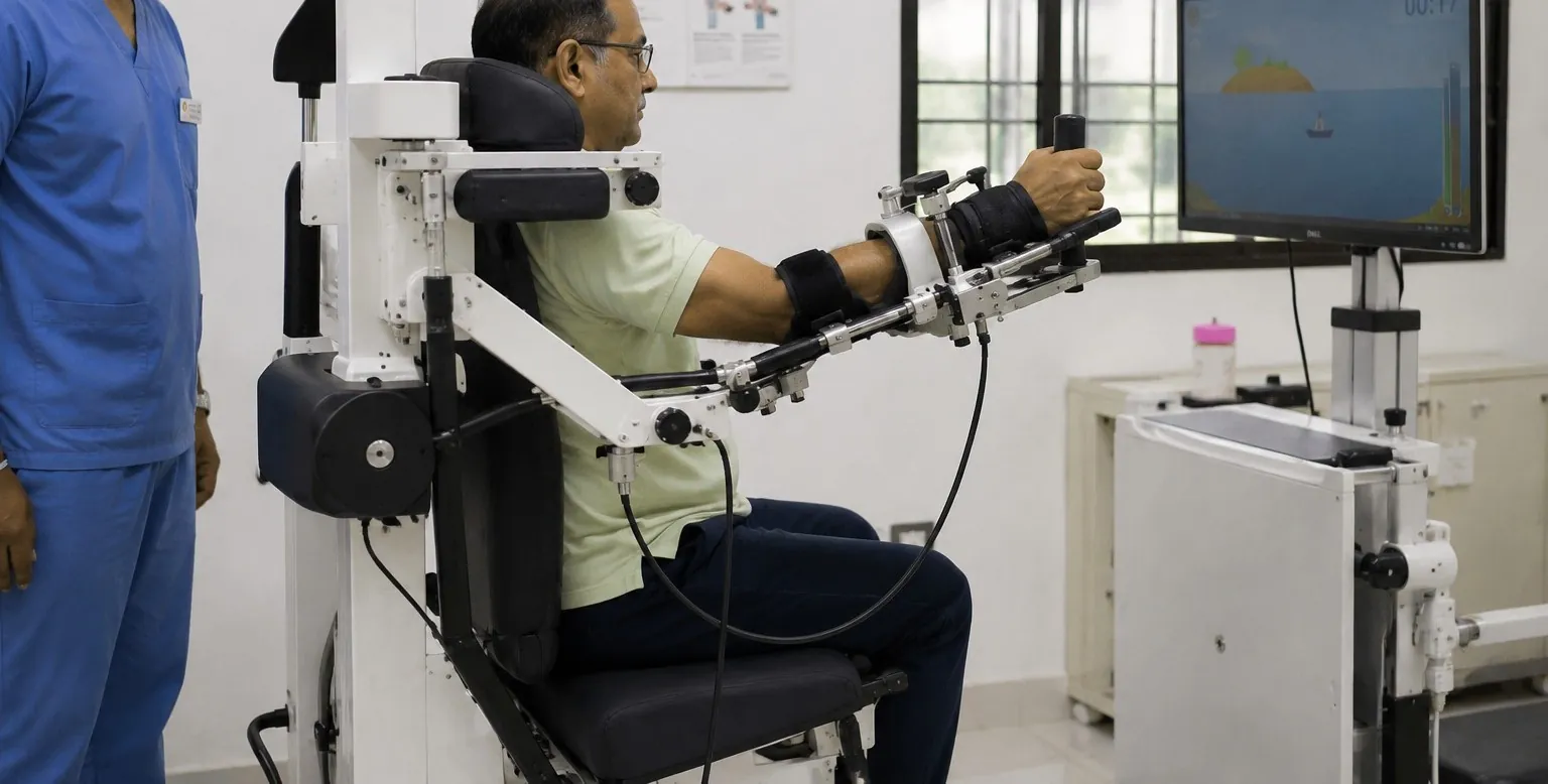 Robotic physiotherapy equipment